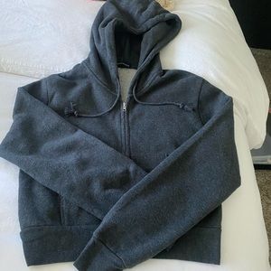 Brandy zip up jacket cropped